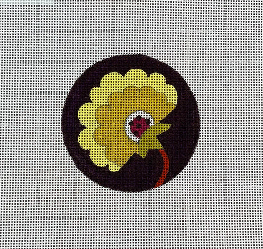 IN306 Yellow Fan Flower Insert