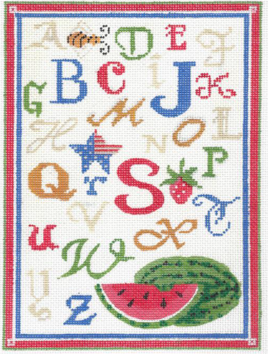 KCA37 ABC Summer Sampler - Linen Background