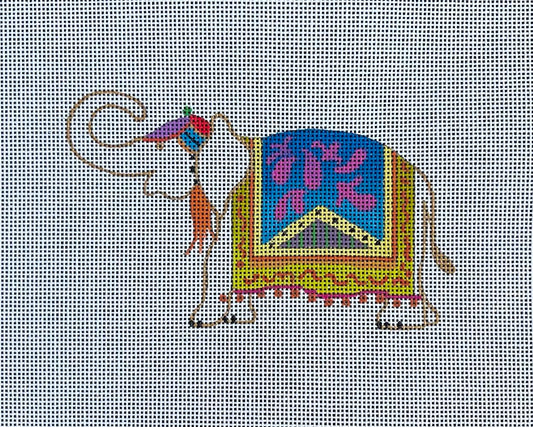 MC478 Elephant with Orange Tassel