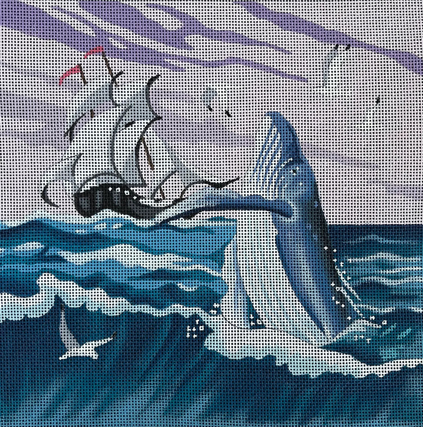 MC493 Whale and Ship