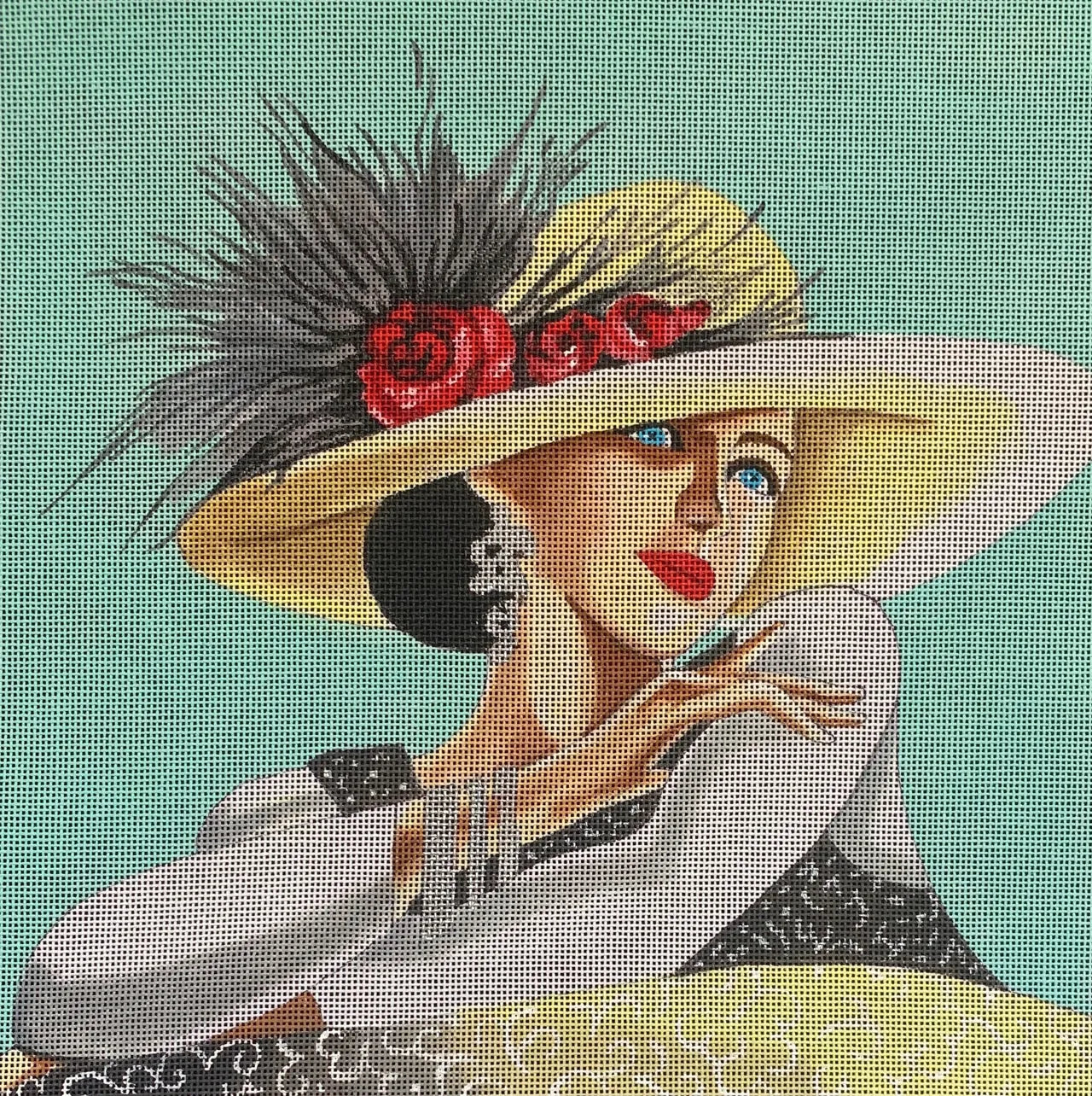 PE117 Elegant Lady with Hat