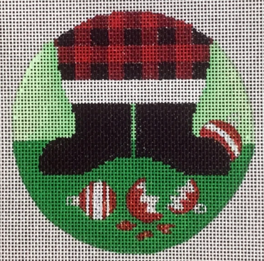 B-436 Santa Boots Ornament