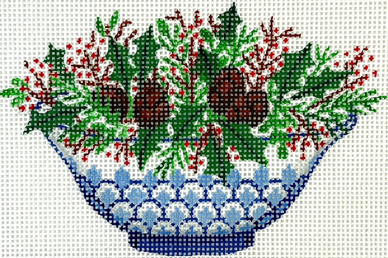 XM-156 Chinese Bowl with Greenery