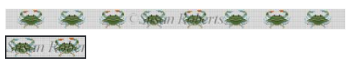 3524 Blue Crabs Belt