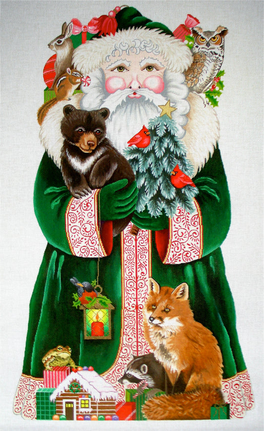 7056-13 Woodland Santa - 30"