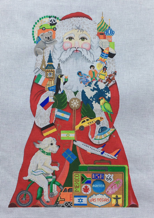 7071 World Traveler Santa - 20"