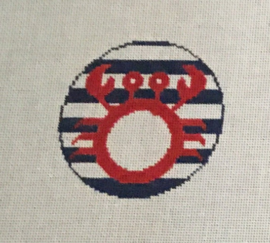 RD101 Crab Monogram Round
