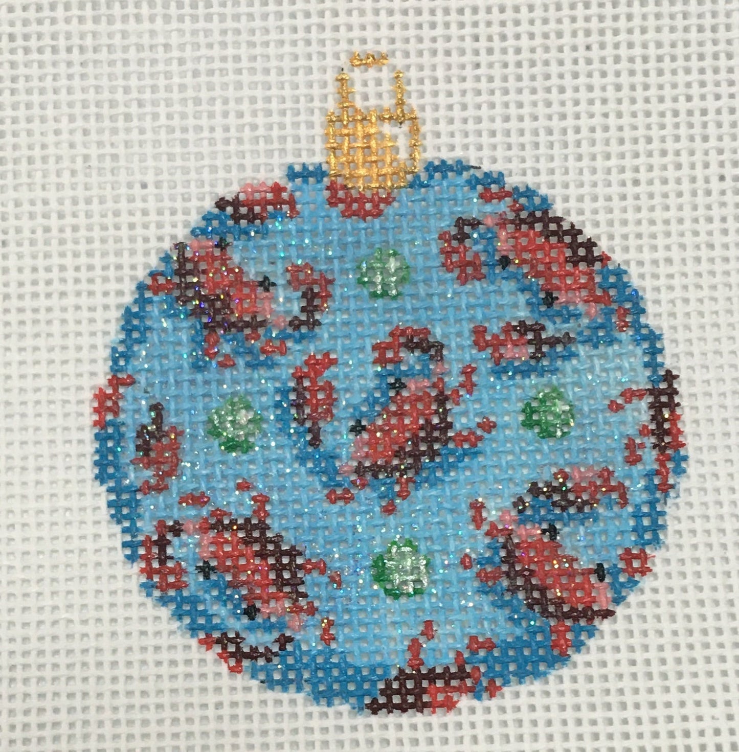 CT1470R Red Crab Ball Ornament