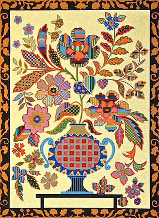 AB17 Giant Patterned Floral