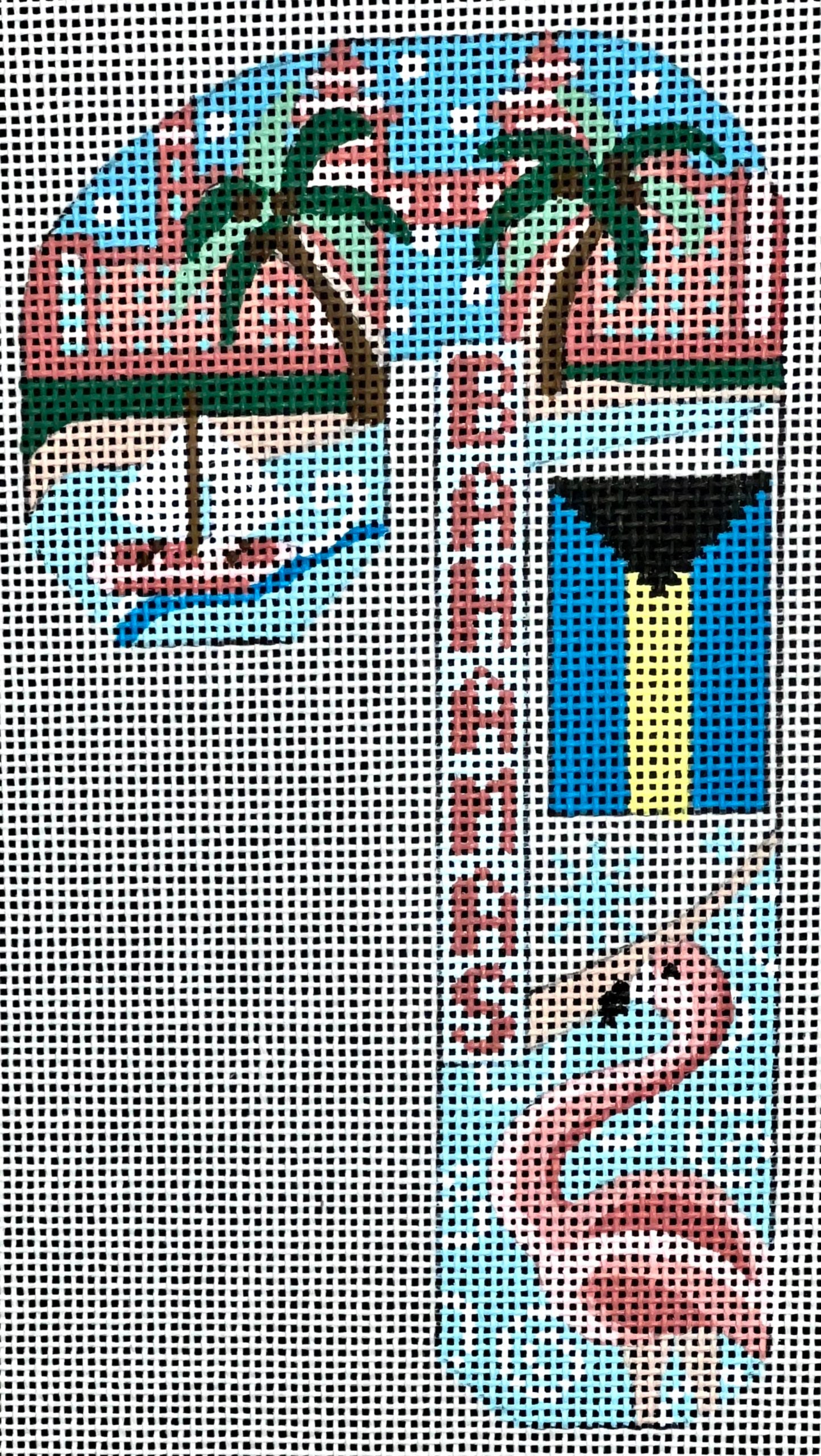 CH-1013 Bahamas Travel Candy Cane