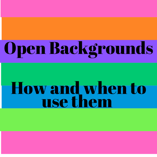 Open Backgrounds Recorded Class