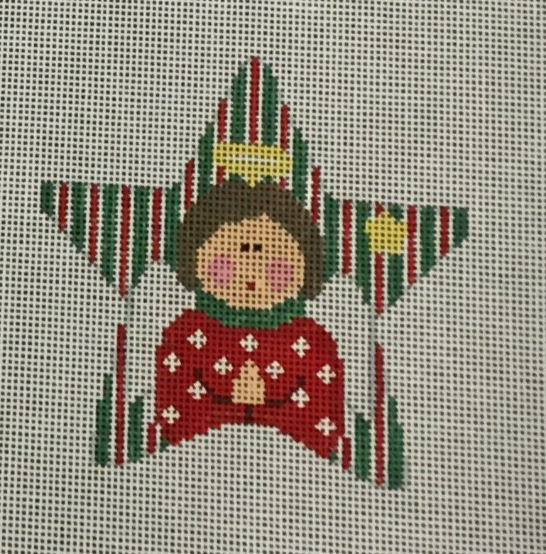 ST427 Angel in Stripes Star