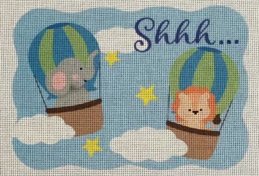 BB31 Shhh... Baby Sleeping Sign - Blue