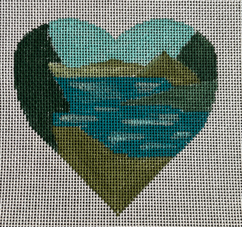 H-44 Lake Love Heart