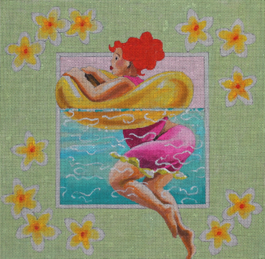 PE240 Redhead with Yellow Floatie