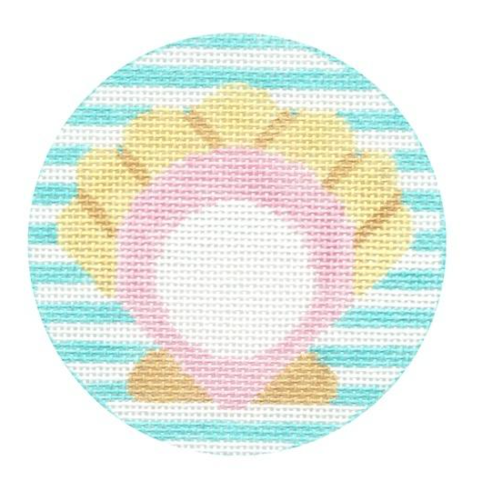 RD082 Shell Monogram Round