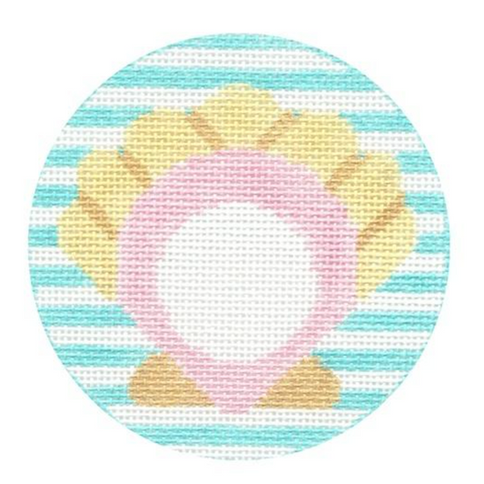 RD082 Shell Monogram Round