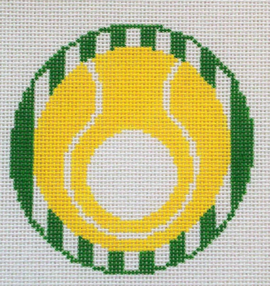 RD104 Tennis Monogram Round