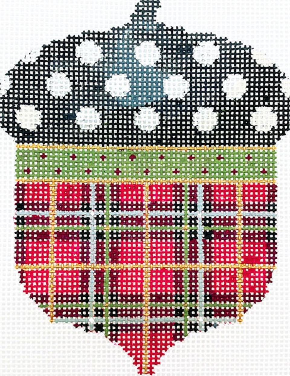 KCN1510 Christmas Plaid Acorn