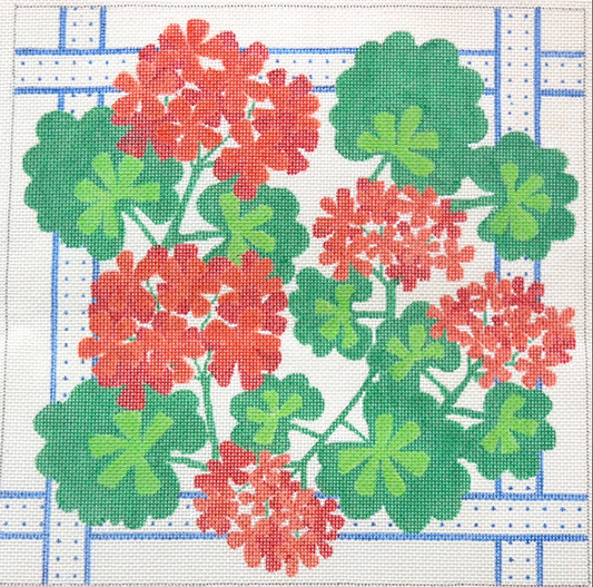 PL-72 Red Geraniums with Ribbons