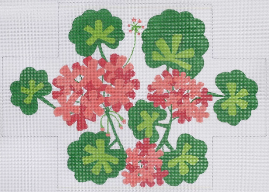 BR-05 Salmon Geraniums Brick Cover