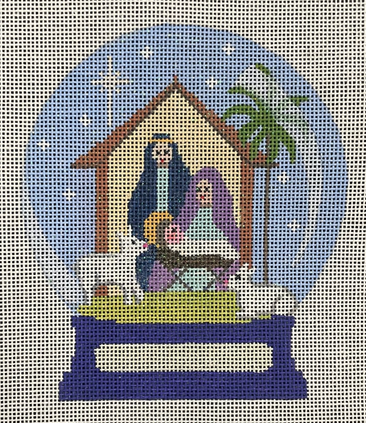 AL-108 Nativity Snow Globe