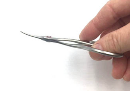 Ring Lock Curved Embroidery Scissors