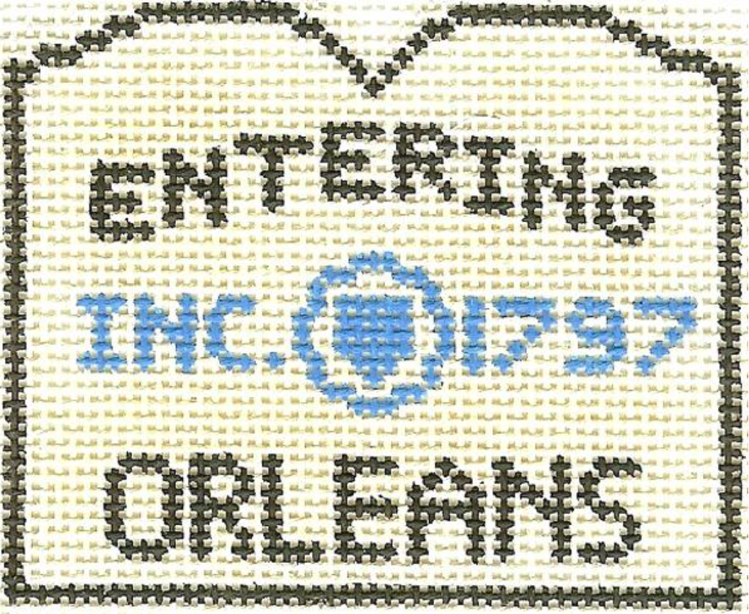 581 Entering Orleans Sign