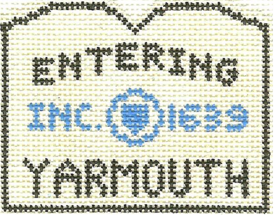 588 Entering Yarmouth Sign