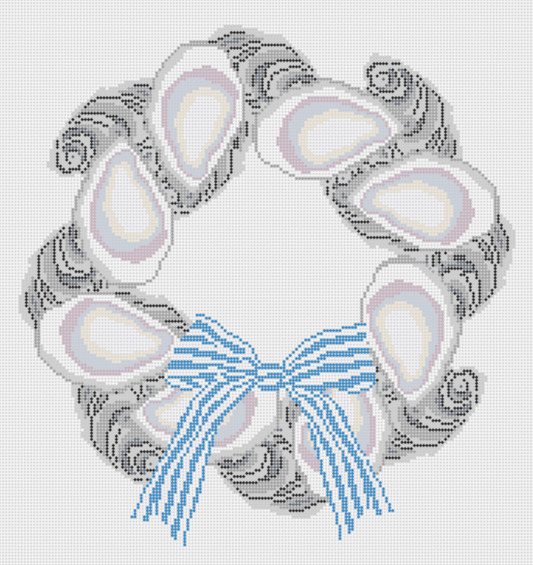 TSS-125 Oyster Shell Wreath