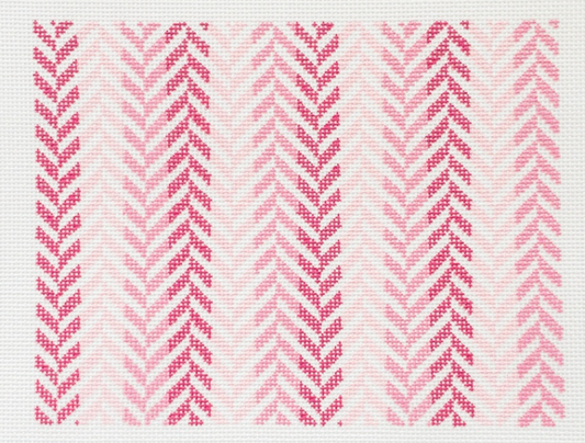 IKS1064 Herringbone Clutch - Pink