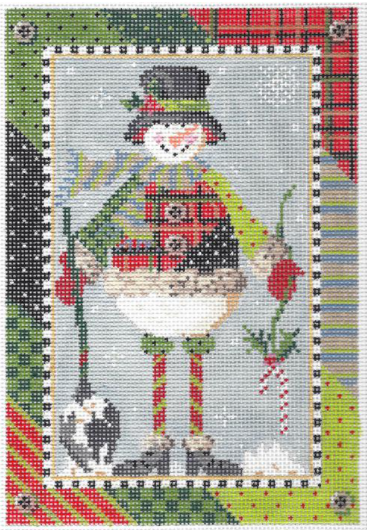 KCN199 Patchwork Pete Snowman - 18 Mesh