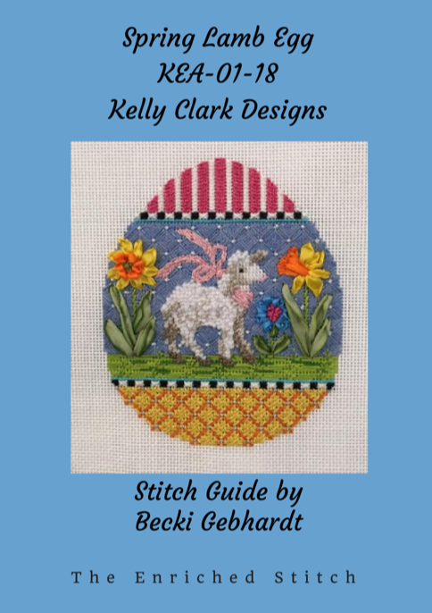 KEA01-18 Spring Lamb Egg Stitch Guide