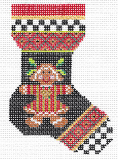 KFA06 Gingerbread Girl Mini Sock - 18 Mesh