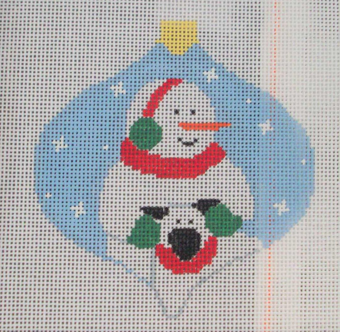 CO279 Snowman with Sheep Bauble