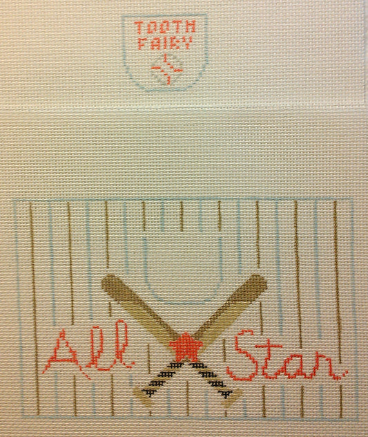PT202 Baseball Tooth Fairy Pillow