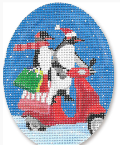SC-XO17 Penguins on Scooter