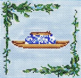 SWB1006 Blue Straw Hat